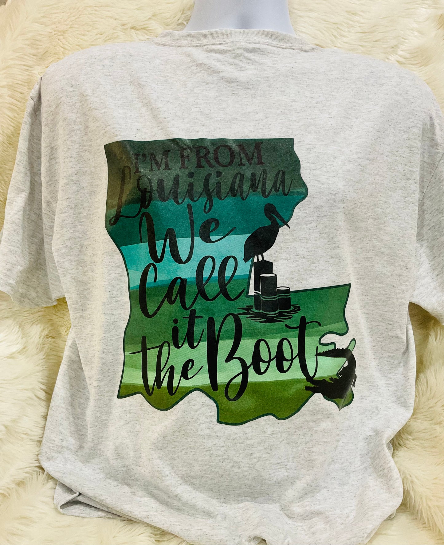 Louisiana - We call it the boot