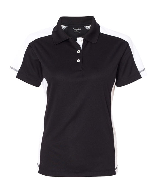 SIERRA PACIFIC WOMEN'S COLORBLOCKED MOISTURE FREE MESH POLO